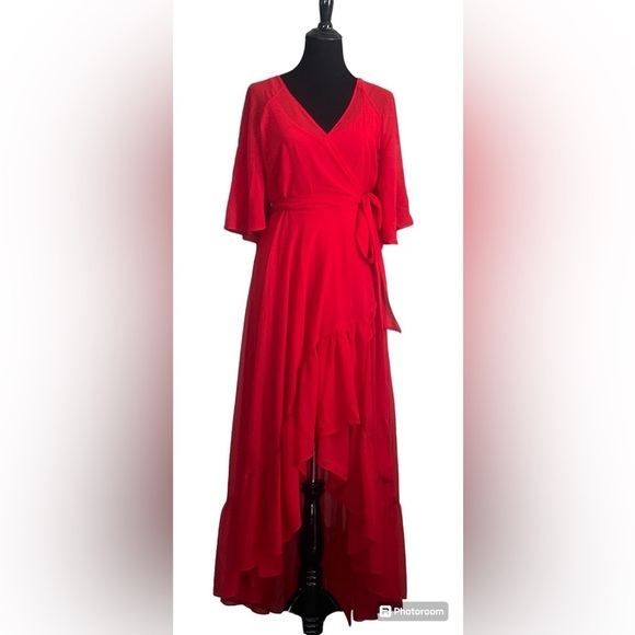 City Chic Dresses & Skirts - CITY CHIC NWOT Red Wrap Dress Size 16